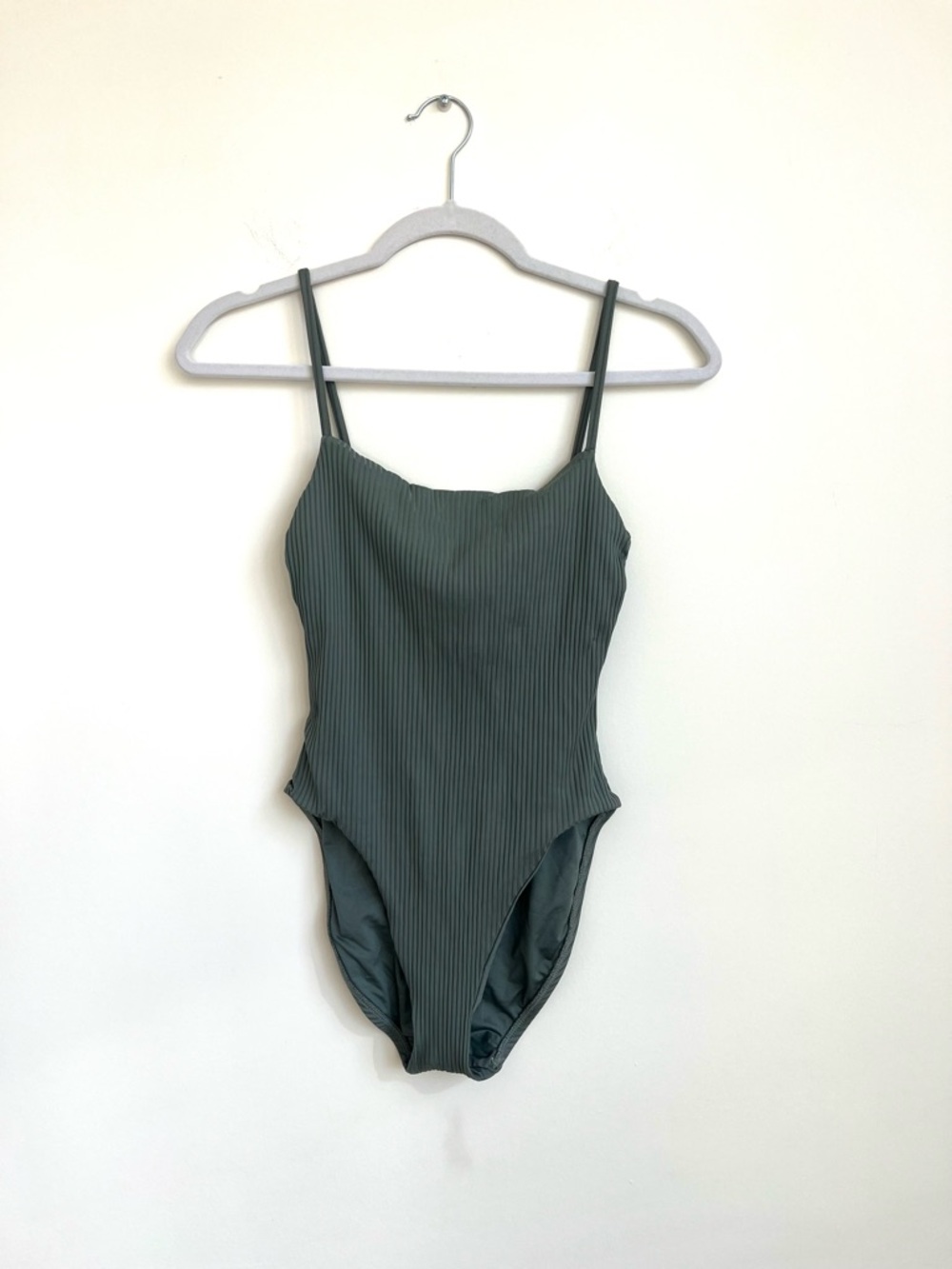 Vitamin A Jenna One Piece Swimsuit in Sea Green EcoRib - Picture 14 of 15
